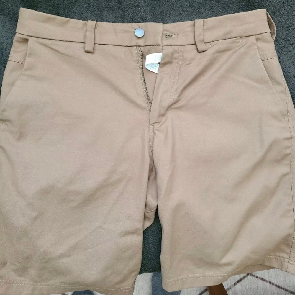 Lululemon Mens Yoga Shorts 7" Size 30 Olive Khaki